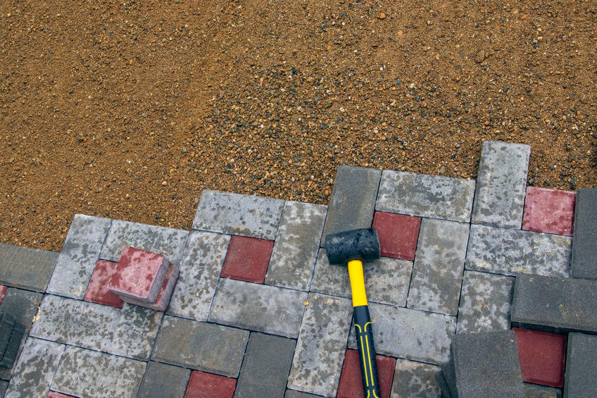 Lay Patio Pavers on Dirt